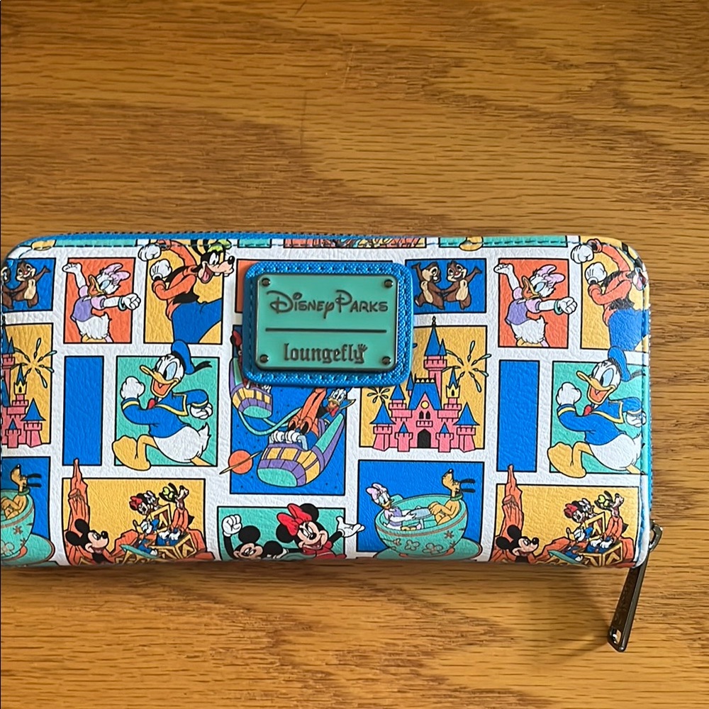 Loungefly Disney Parks Colorful Wallet
